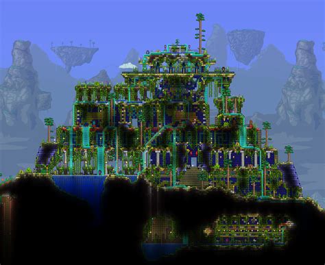 My Hanging Gardens : r/Terraria