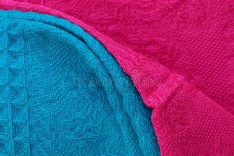 Texture of a Set of Colored Woolen Cloth Stock Image - Image of design ...