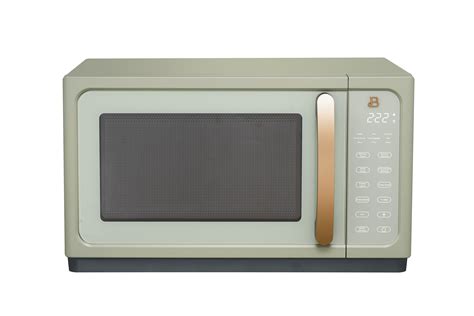 Beautiful 1.1 Cu ft 1000 Watt, Sensor Microwave Oven, Sage Green by ...