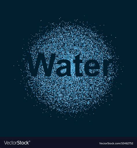 Water spray Royalty Free Vector Image - VectorStock