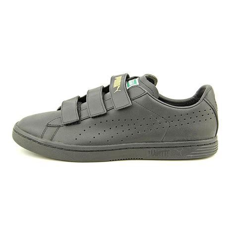 Puma Mens Court Star Velcro Sneakers | Amazon.com | Black leather sneakers, Black sneakers, Sneakers