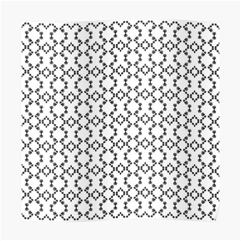 "The Black and White Square Design in Fabric Seamless Pattern" Poster ...