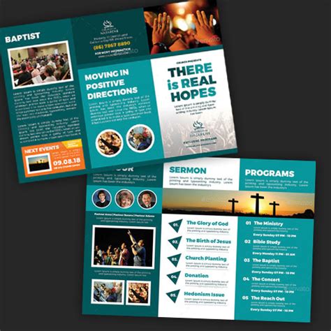 18+ Church Brochure Templates For Modern Churches - DesignerCandies