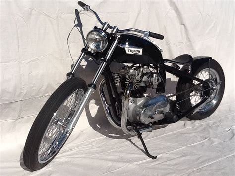 '70's Triumph Custom Bobber. Bonneville 750cc 5spd