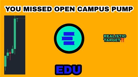 EDU COIN PUMP POTENTIAL IN 2024‼️ OPEN CAMPUS REALISTIC TARGET EDU CRYPTO STILL SAME IN BULL ...