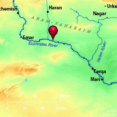 Bible Map: Euphrates River