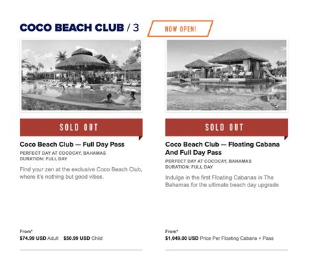 CoCo Cay Pricing Getting Ridiculous - Page 2 - Royal Caribbean ...