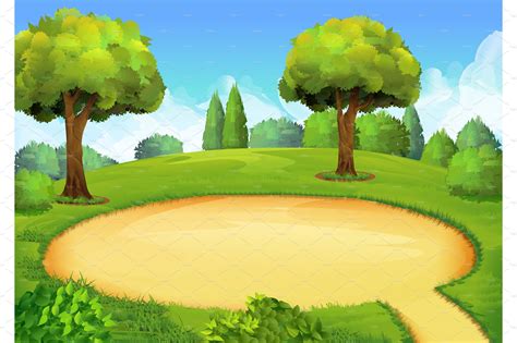 Park, playground, game background | Icons ~ Creative Market