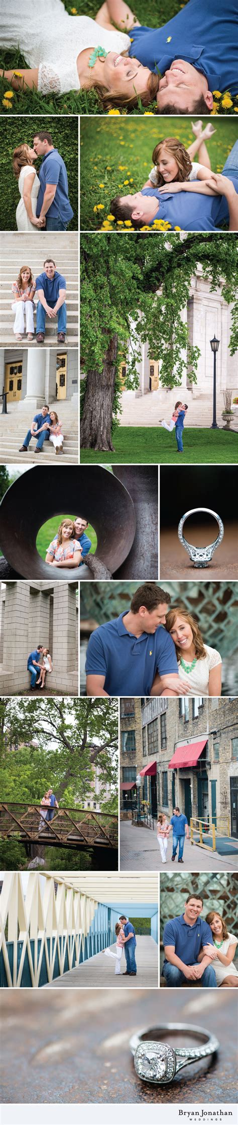 Minneapolis Sculpture Garden Walker Art Center Engagement Photos