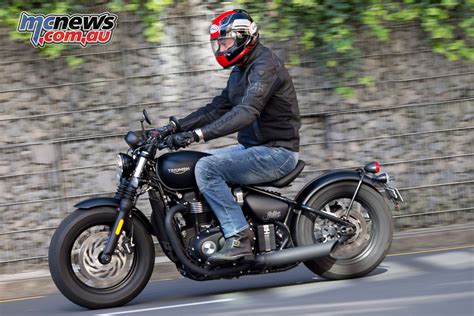 Triumph Bonneville Bobber Black | Motorcycle Test | MCNews.com.au