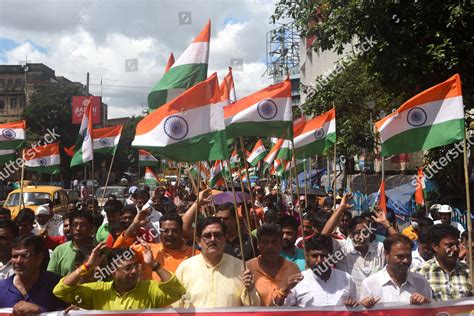 Members Bharatiya Janata Party Organised Tricolour Editorial Stock ...