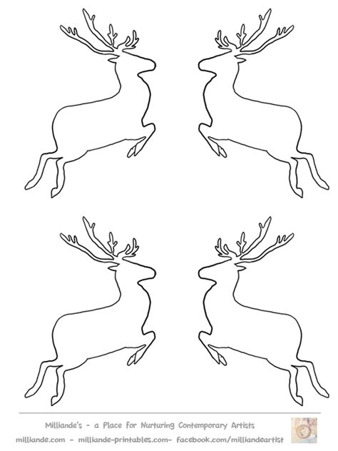 Reindeer Template For Wood