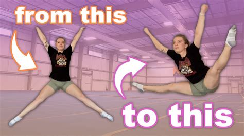 How to fix a Toe Touch that look like a Star Jump! | cheer jumps workout - YouTube