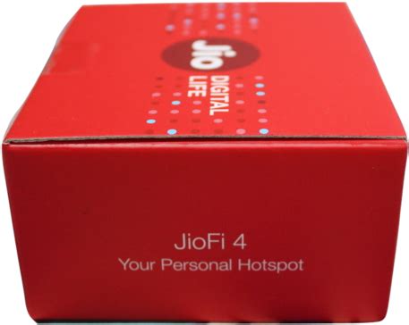 Download Jio Fi4 Personal Hotspot Device Packaging | Wallpapers.com