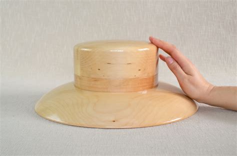 Wooden Hat Block SET 18F - Wide Brim Hat Block Set | Easy Hat Blocks