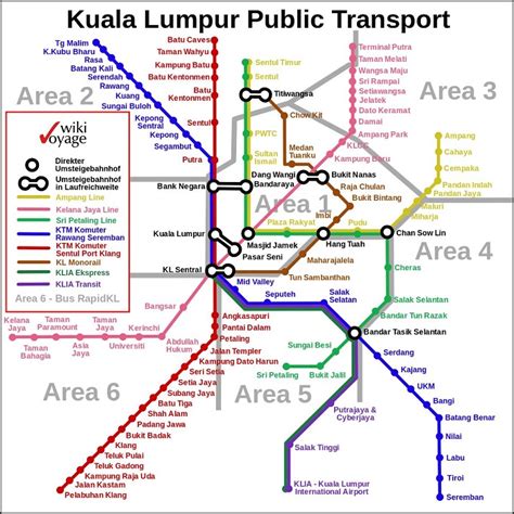 Kuala Lumpur Attractions Map | FREE PDF Tourist City Tours Map Kuala Lumpur 2024