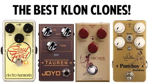 The BEST Klon Centaur Pedals Clones - Guitar Effects World