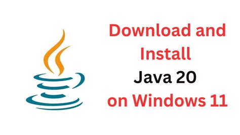 How to Install Java JDK 20 on Windows 11 - YouTube