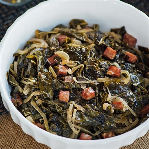 Slow-Cooker Collard Greens And Ham Hocks Recipe by Tasty | Recipe | Greens recipe, Collard ...