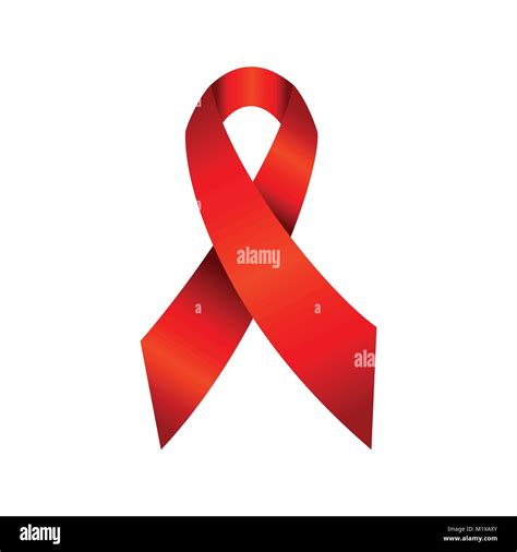 HIV Aids Awareness Red Ribbon Symbol Vector Graphic Logo Design Stock ...