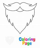Mustache Coloring Page sketch template