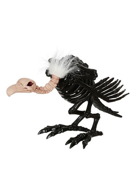 14" Black Skeleton Vulture