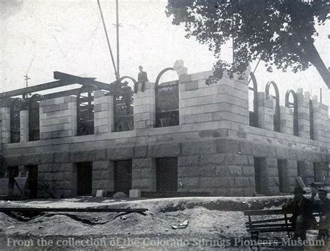 The El Paso County Courthouse (now the Colorado Springs Pioneers Museum ...