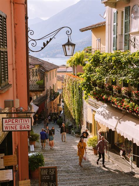 Italian Village In Alps