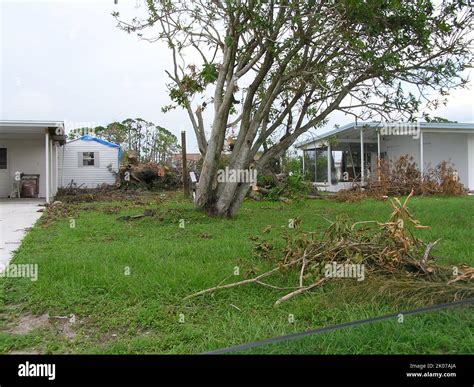 Hurricane Charley damage in west central Flordia. Among facilities ...