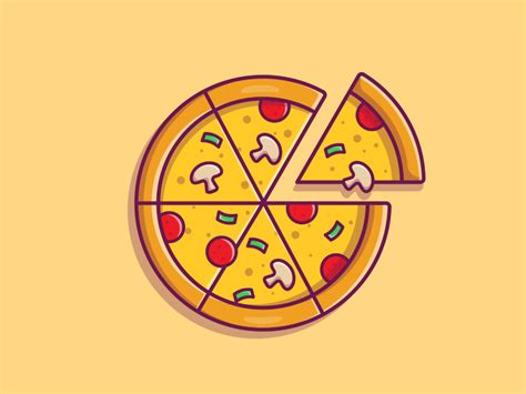 Pizza drawing – Artofit