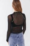 Out From Under Sheer Mesh Mock Neck Top | Urban Outfitters Canada