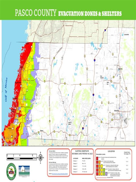 Navigating The Storm: Understanding The Pasco County Evacuation Map ...