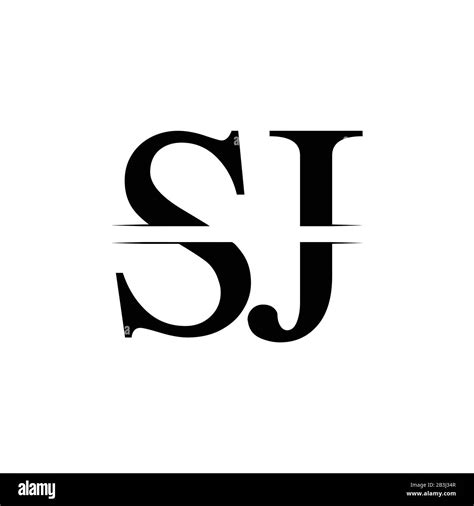 Initial Letter SJ Logo Design Vector Template. SJ Letter Logo Design Stock Vector Image & Art ...