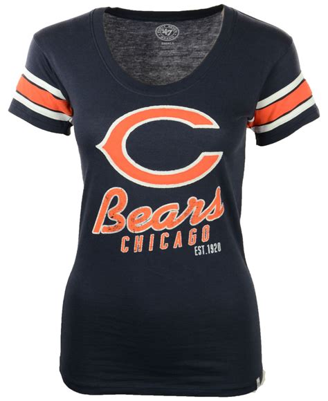 Lyst - 47 Brand Women's Chicago Bears Off-campus T-shirt in Blue