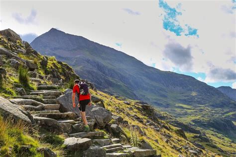 Pyg Track Walking Route up Snowdon - Walk up Snowdon