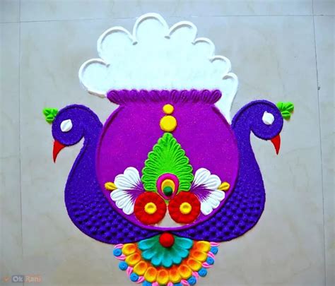 Pongal Kolam Designs 2024: A Blend of Tradition and Creativity | OkRani.com