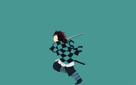 3840x2400 Resolution Tanjiro Kamado Minimal Demon Slayer Art UHD 4K ...