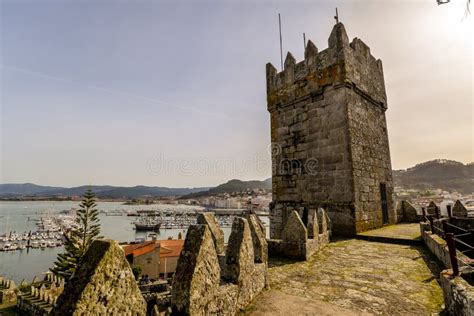 The Castle in Baiona - Galicia Stock Photo - Image of ocean, island ...