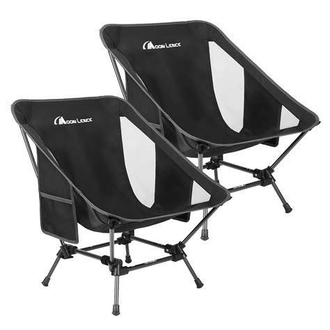 Buy Camping Chairs, 2 Pack Portable Folding Chairs, Ultralight Camp Chair with Carry Bag, Camp ...