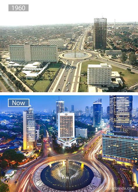 Jakarta, Indonesia 1960 And Now