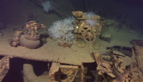 Dive footage: world's largest battleship #musashi wreckage found in ...