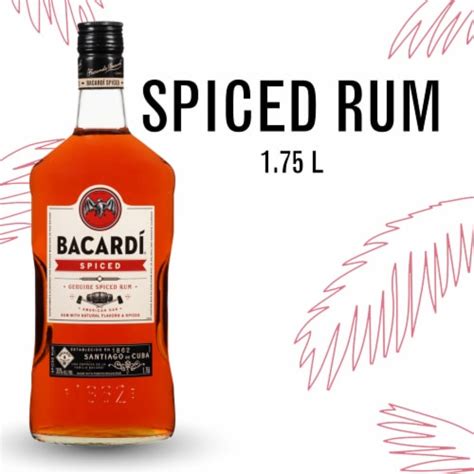 Bacardi Spiced Dark Rum, 1.75 L - King Soopers