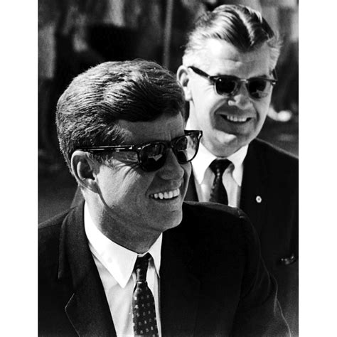 John F Kennedy smiling in sunglasses Photo Print - Overstock - 25387477