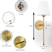 Ambience Design - Wireless wall sconces - No-drill mounting