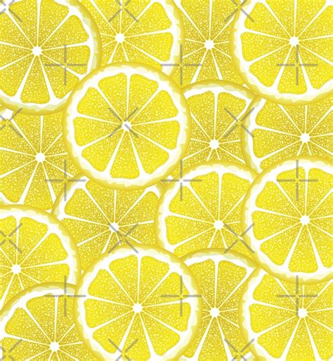 "Lemon Slices Background" by AnnArtshock | Redbubble