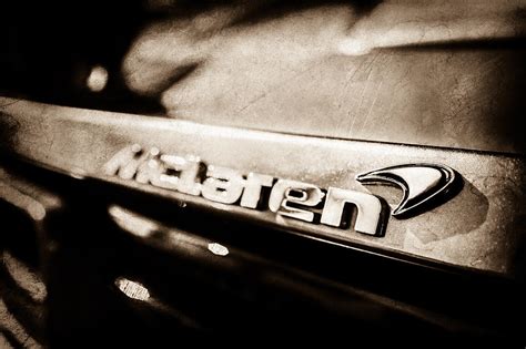 McLaren 12C Spider Rear Emblem -0143s Photograph by Jill Reger - Fine Art America