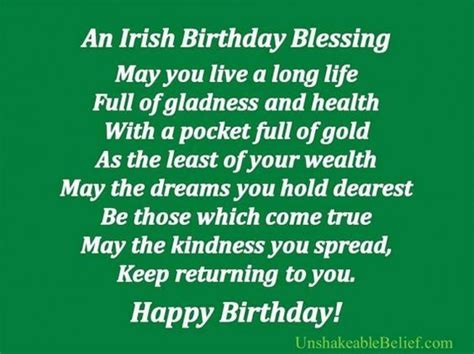 An Irish Birthday Blessing Pictures, Photos, and Images for Facebook ...