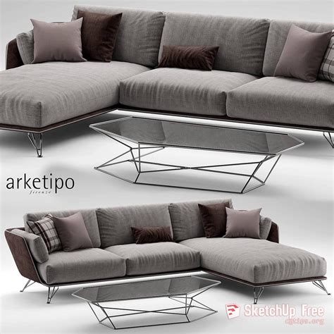 1804 Sofa Sketchup Model Free Download