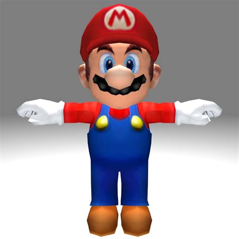 免费Mario Bros Low Poly3D模型 - TurboSquid 621837