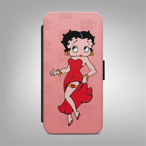 Betty Boop Cartoon Leather Flip Wallet Phone Case Cover Iphone & Samsung B24 | Betty boop ...